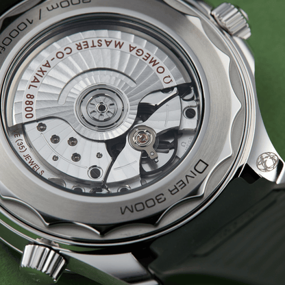 Seamaster Diver - Green Dial Rubber Strap