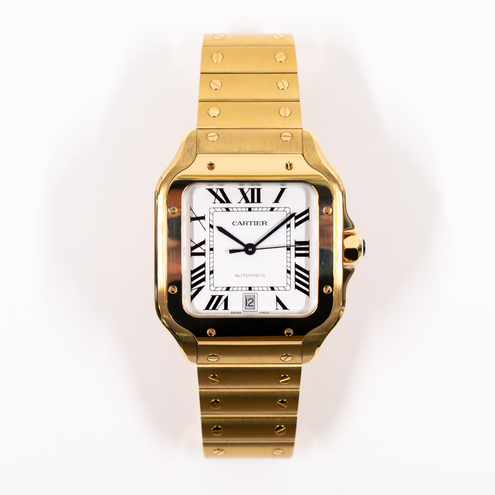 Yellow Gold - White Dial
