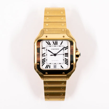 Yellow Gold - White Dial