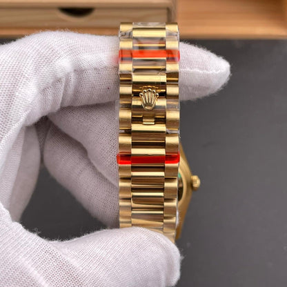 Yellow Gold Champagne Diamond President