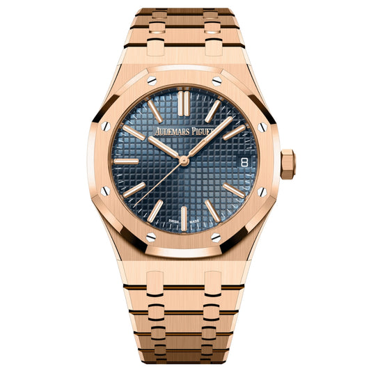 Oak Selfwinding - Rose Gold Blue Dial