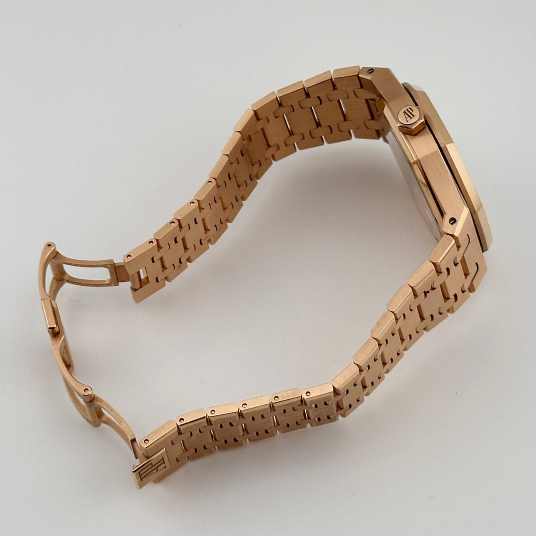 Oak Selfwinding - Rose Gold Blue Dial