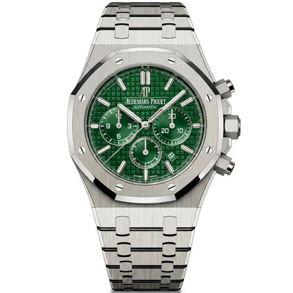 Oak Chronograph – Emerald Dial