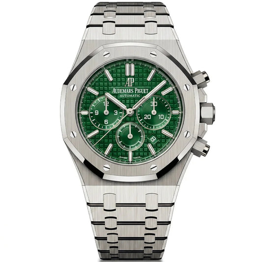Oak Chronograph – Emerald Dial