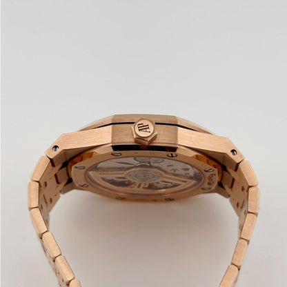 Oak Selfwinding - Rose Gold Blue Dial