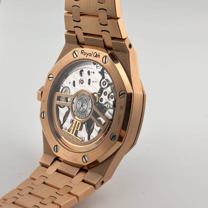 Oak Selfwinding - Rose Gold Blue Dial
