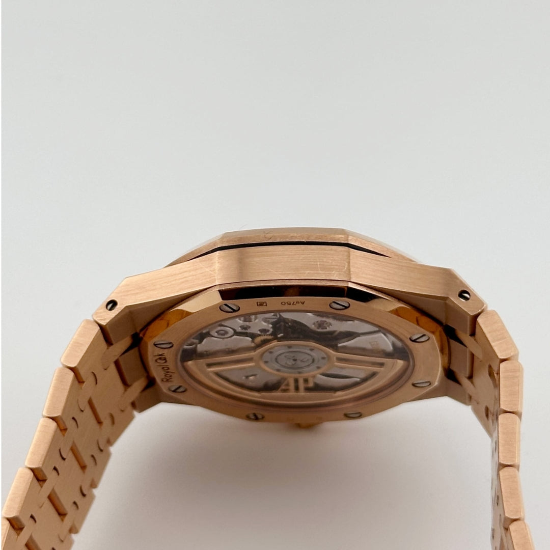Oak Selfwinding - Rose Gold Blue Dial