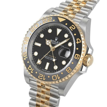 GMT Master II – Silver-Gold Black Dial