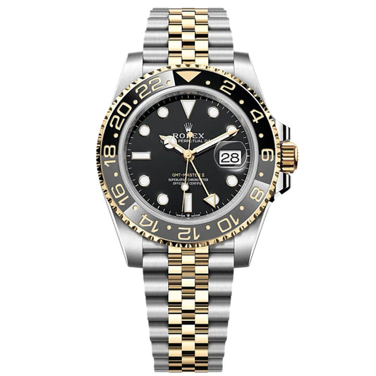 GMT Master II – Silver-Gold Black Dial