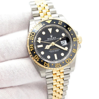 GMT Master II – Silver-Gold Black Dial