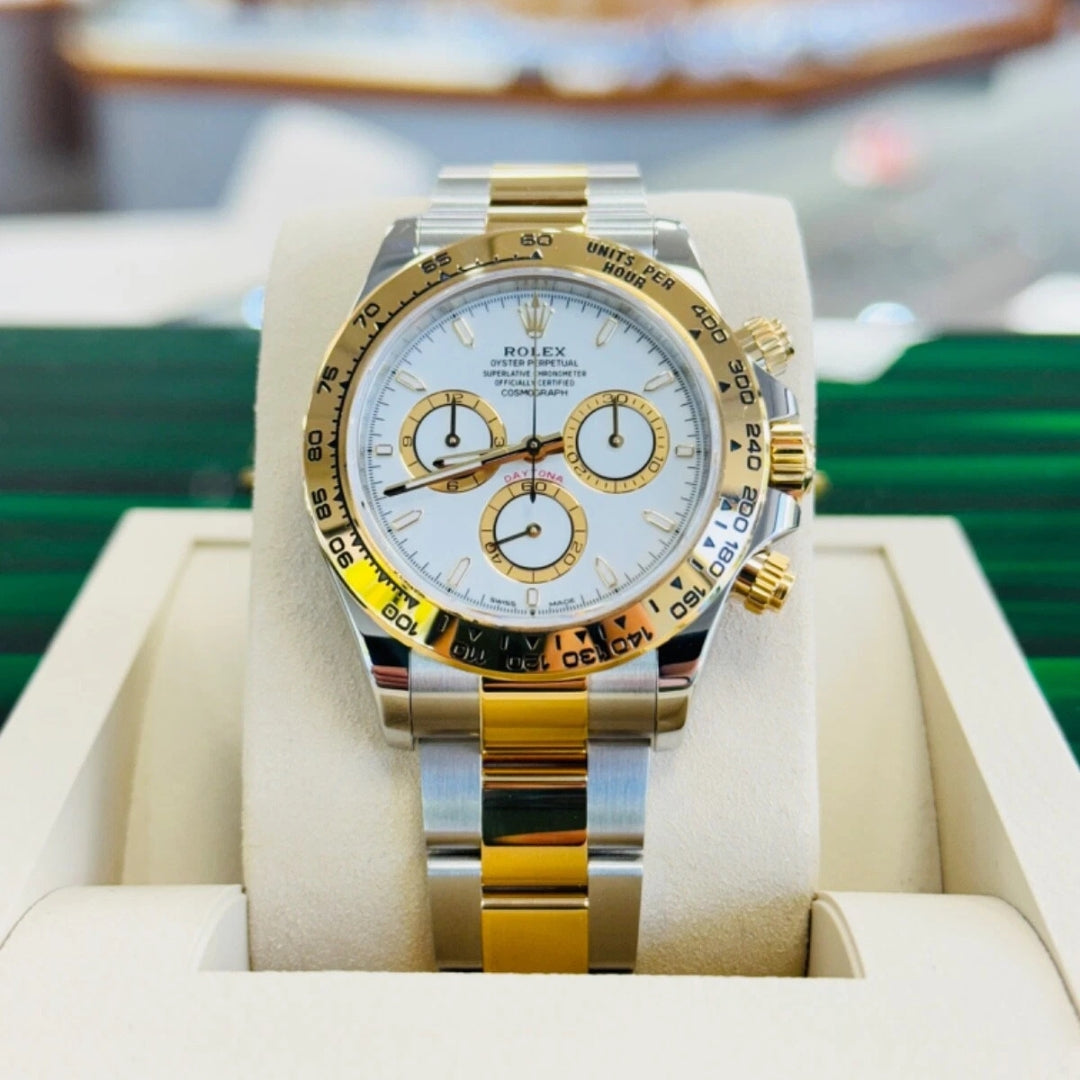 Daytona Silver-Gold - White Dial