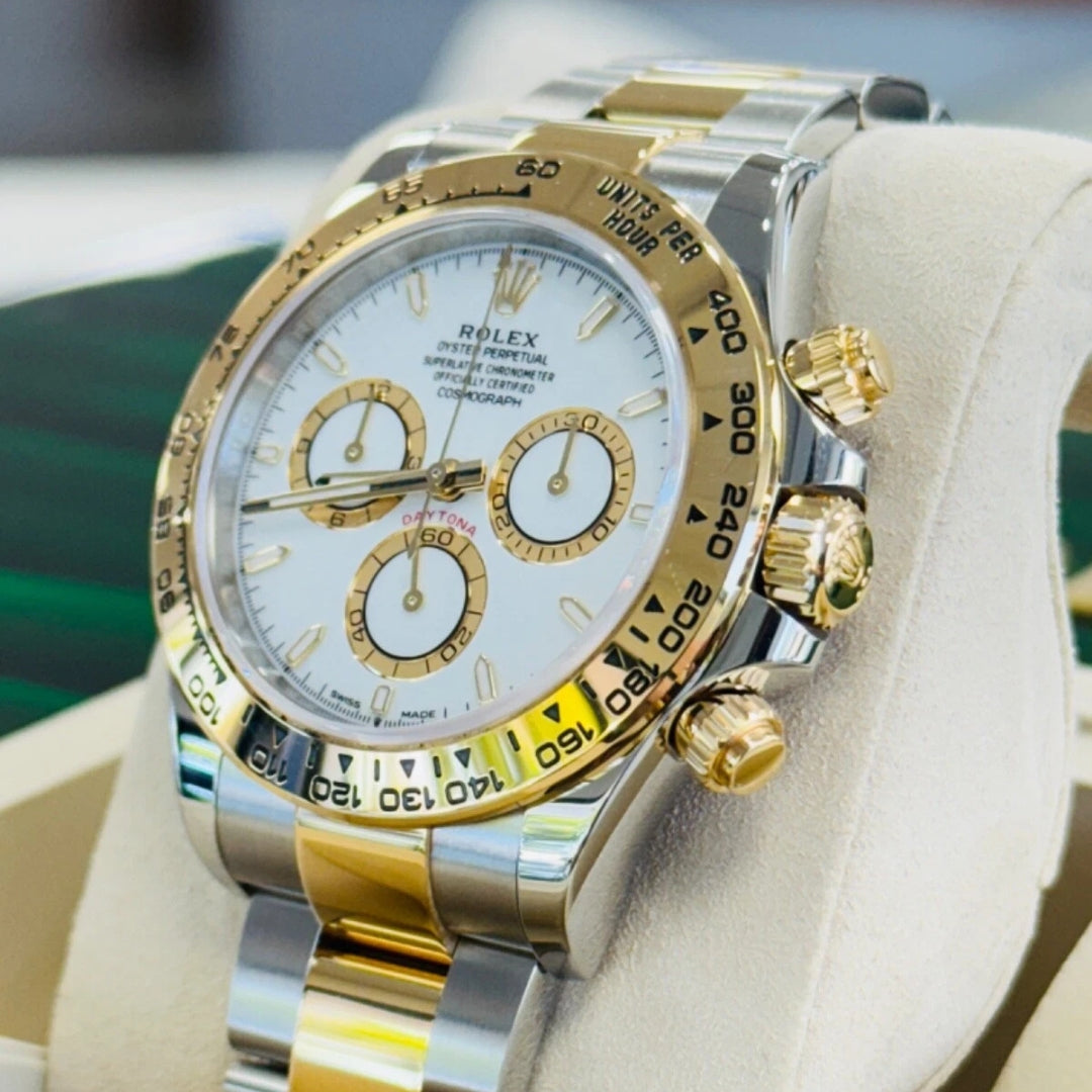 Daytona Silver-Gold - White Dial