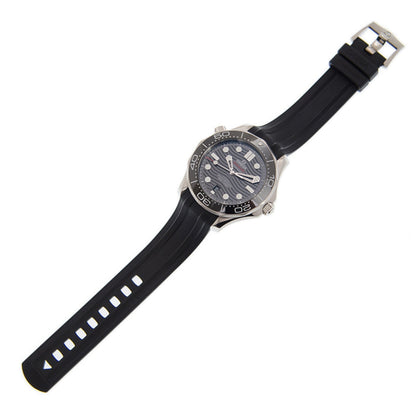 Seamaster Diver - Black Dial Rubber Strap