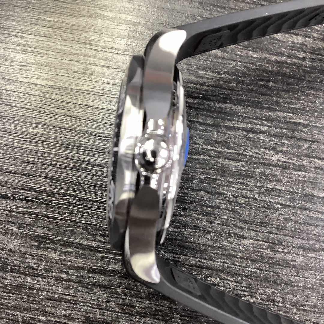 Seamaster Diver - Black Dial Rubber Strap