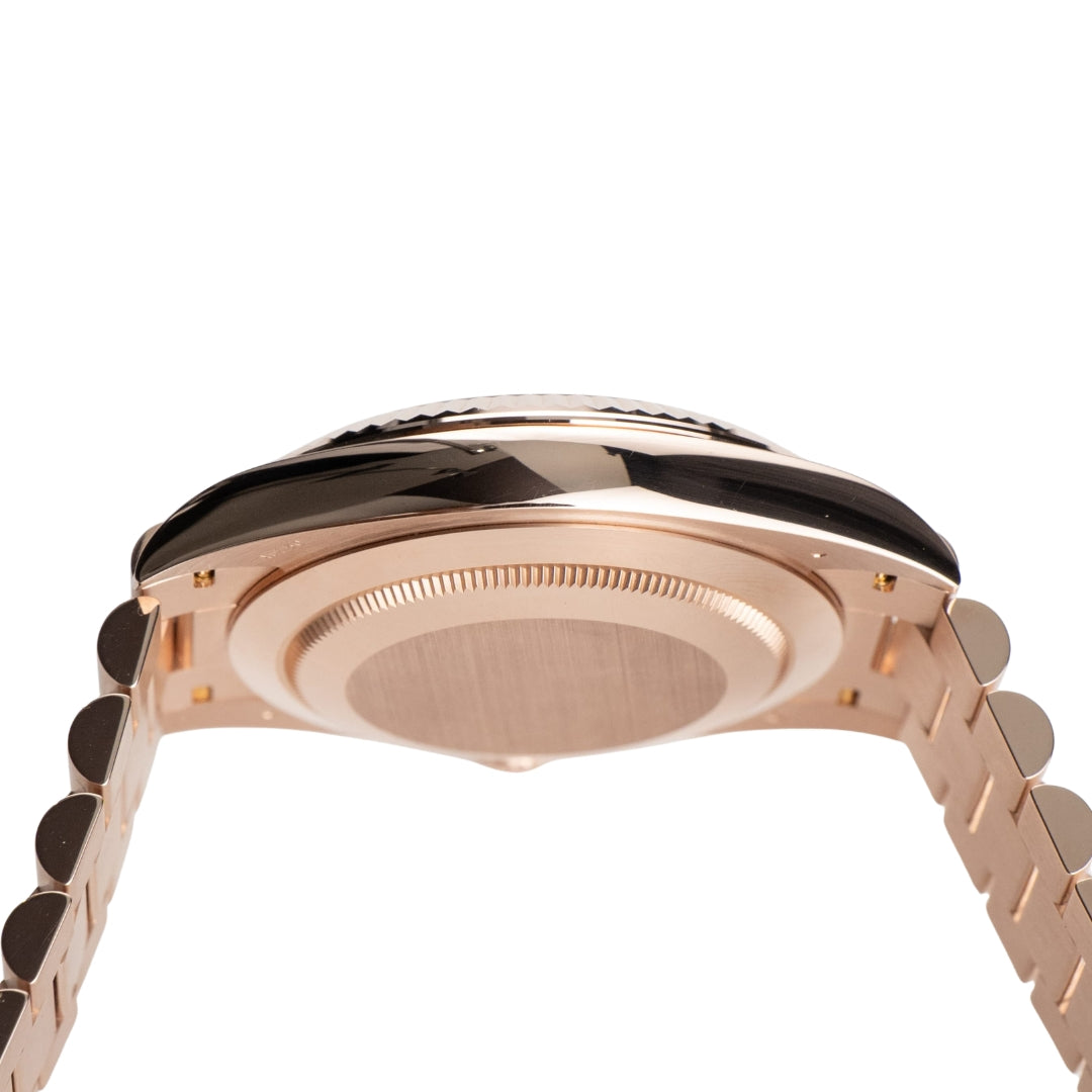 Rose Gold Green Dial President