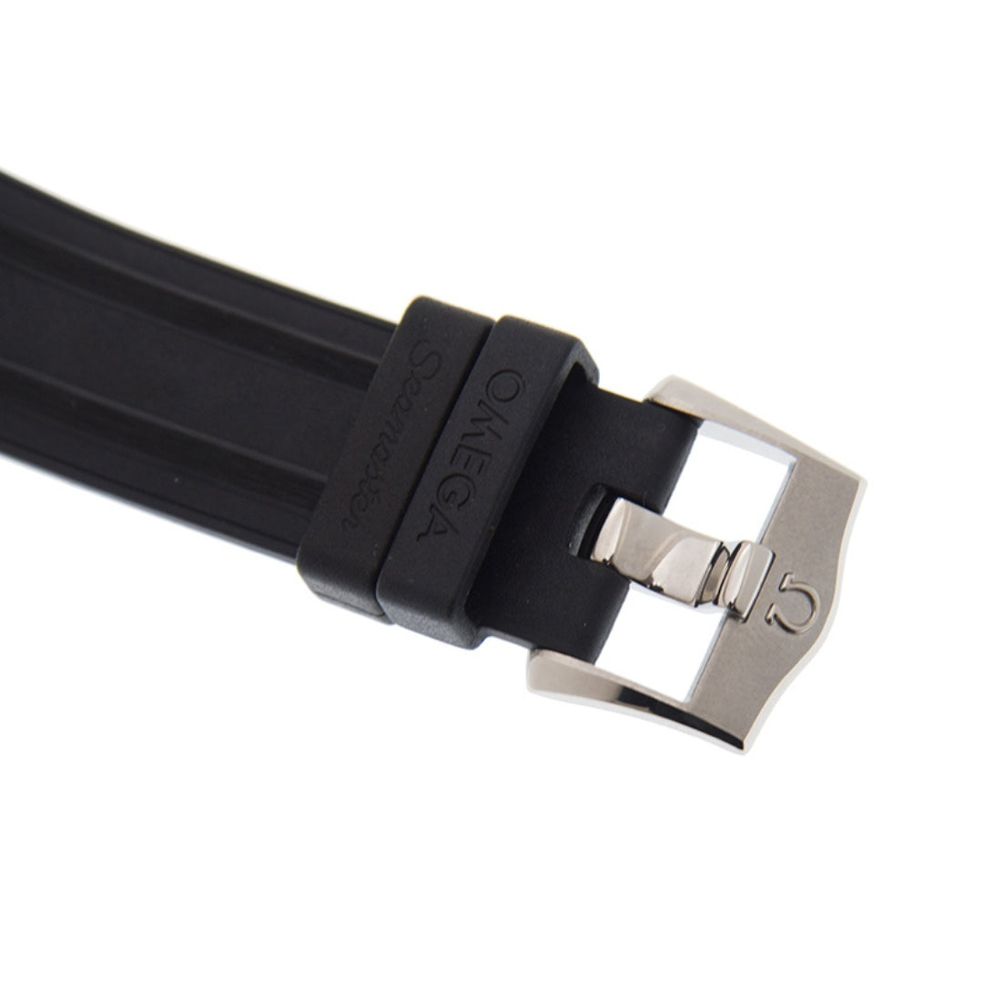 Seamaster Diver - Black Dial Rubber Strap