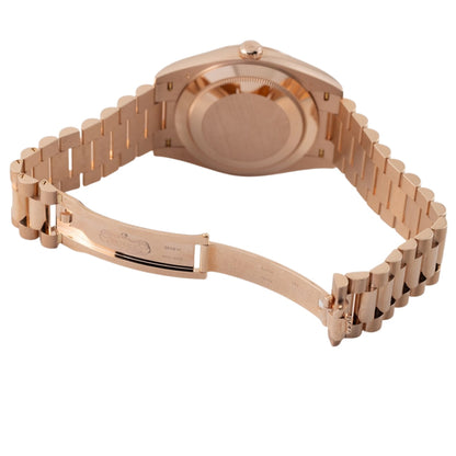 Rose Gold Green Dial President