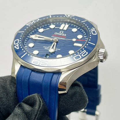 Seamaster Diver - Blue Dial Rubber Strap