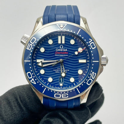 Seamaster Diver - Blue Dial Rubber Strap