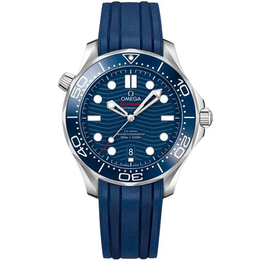 Seamaster Diver - Blue Dial Rubber Strap