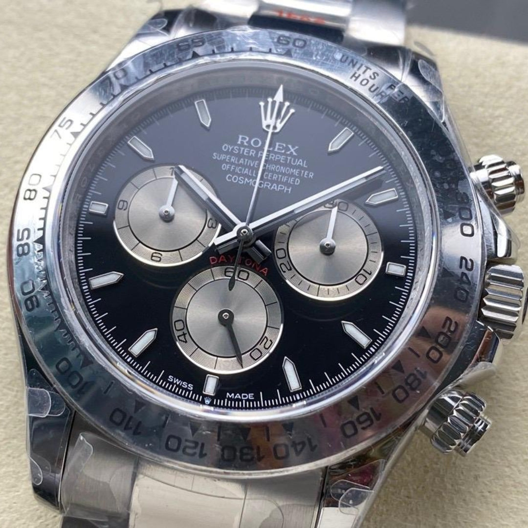 Daytona White Gold - Black Dial
