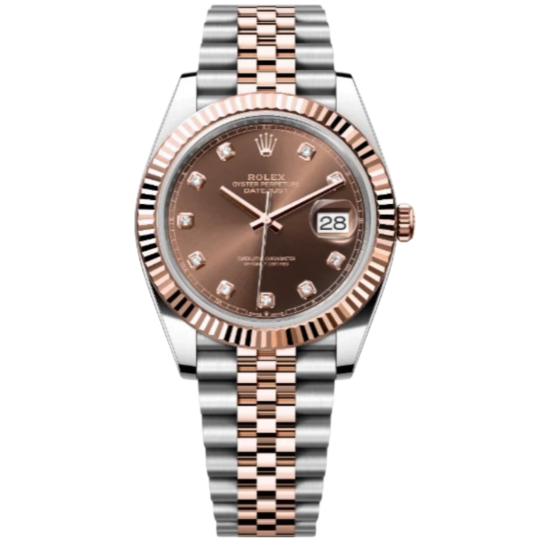 Just - Rose Gold Chocolate Diamond Dial