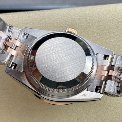 Just - Chocolate Diamond Dial Diamond Bezel