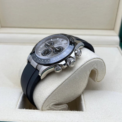 Daytona Ghost - Silver Dial Black Bezel