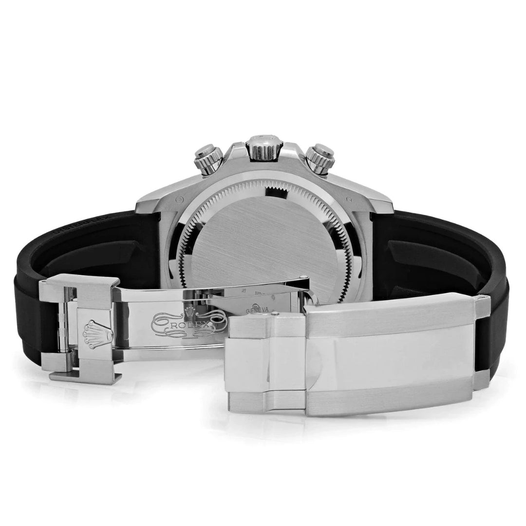 Daytona Ghost - Silver Dial Black Bezel
