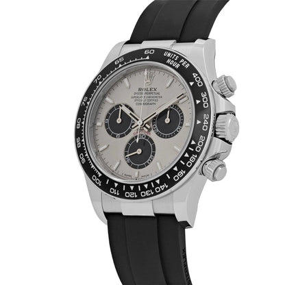 Daytona Ghost - Silver Dial Black Bezel