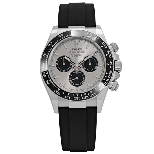 Daytona Ghost - Silver Dial Black Bezel