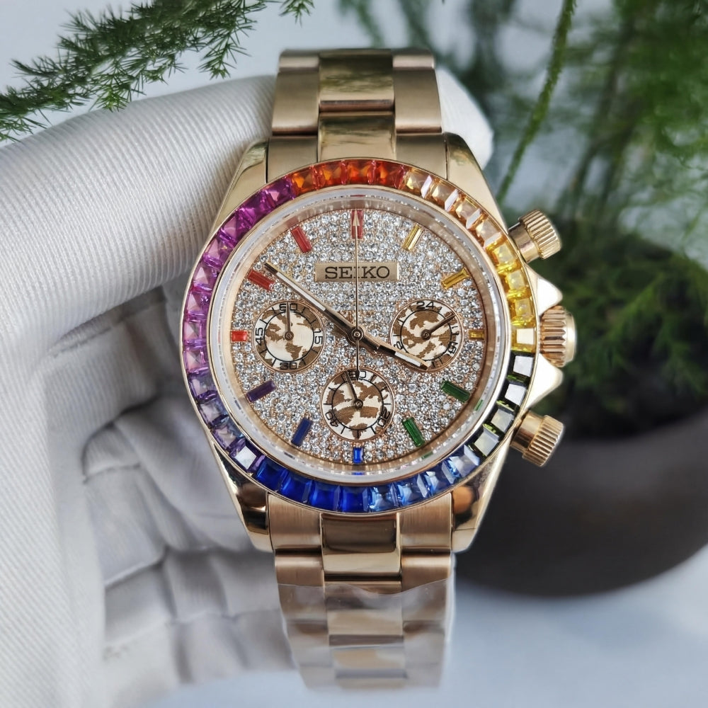 Mod | Daytona Rose Gold Diamond Rainbow