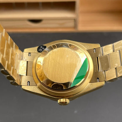 Yellow Gold Champagne Diamond President
