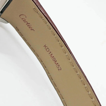 Steel - White Dial Brown Leather