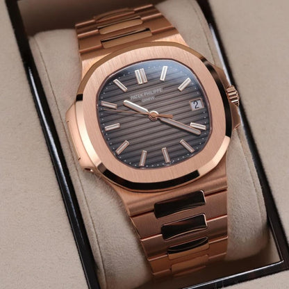 Nautilus Rose Gold - Chocolate Dial