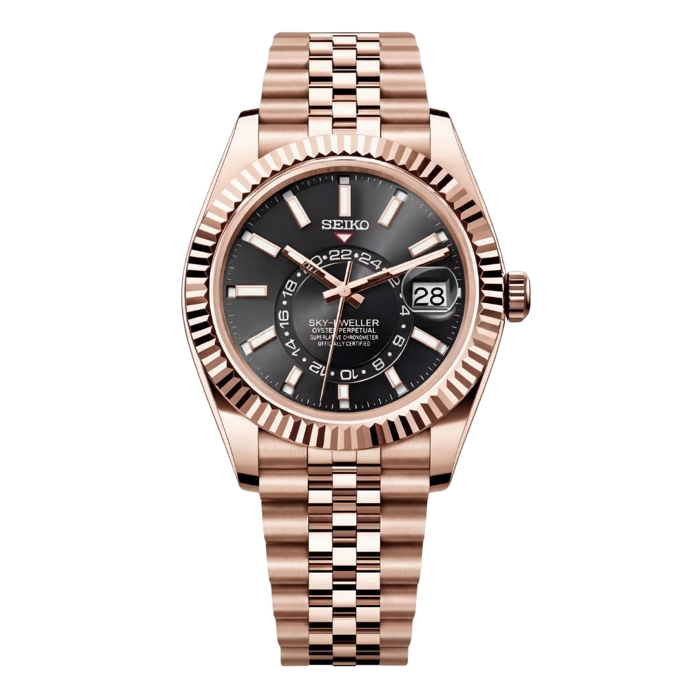 Mod | Sky-Dweller Black (Rose Gold)