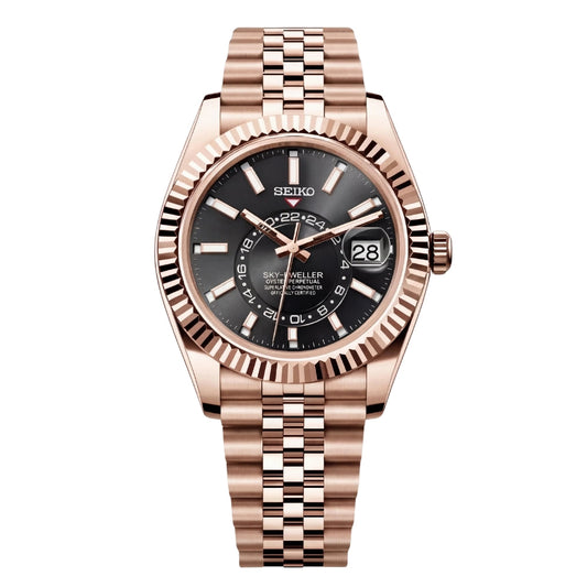 Mod | Sky-Dweller Black (Rose Gold)