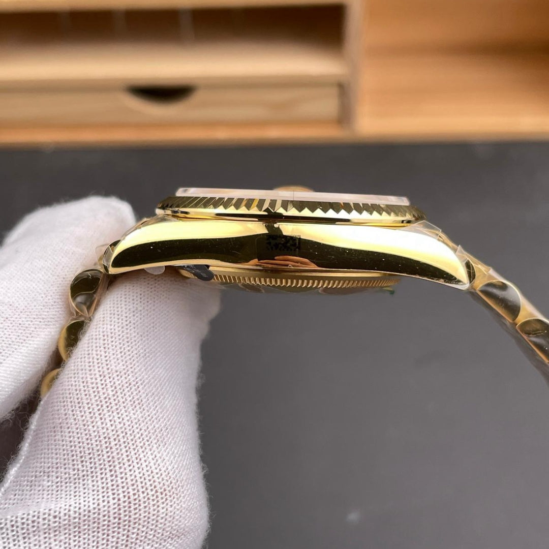 Yellow Gold Champagne Diamond President