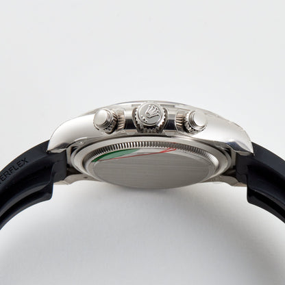 Daytona White Gold - Black Dial Oysterflex