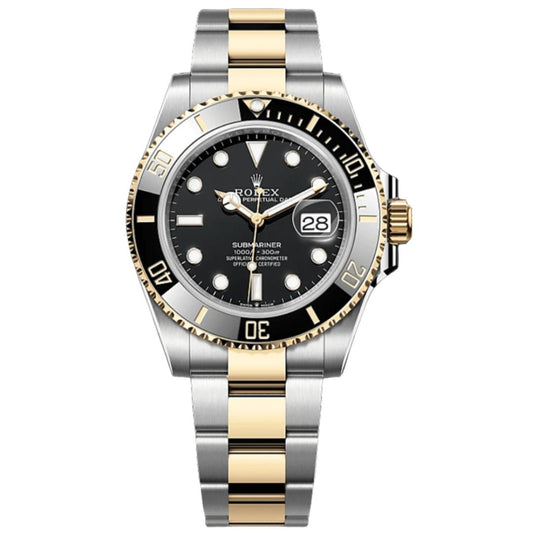 Mariner Rolesor - Black Dial Black Bezel