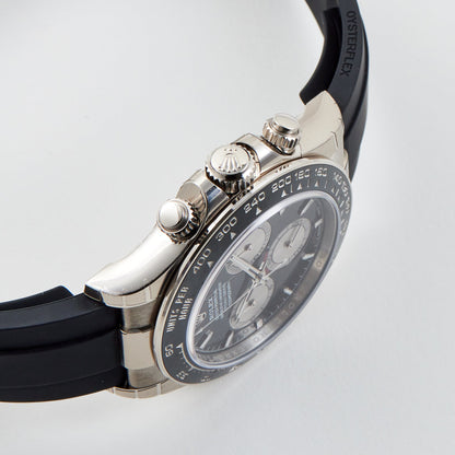 Daytona White Gold - Black Dial Oysterflex