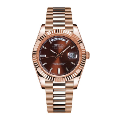 Mod | Day-Date Chocolate Rose Gold
