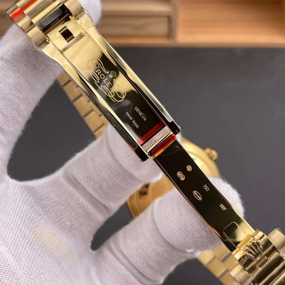 Yellow Gold Champagne Diamond President