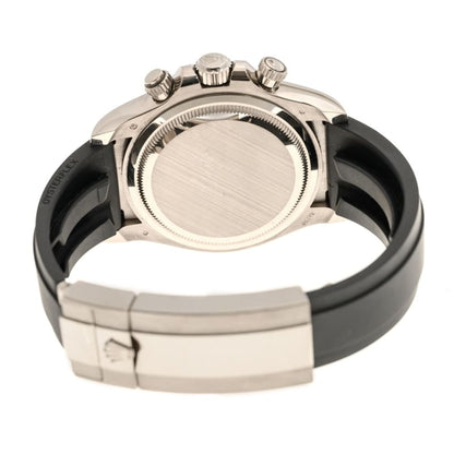 Daytona White Gold - Black Dial Oysterflex