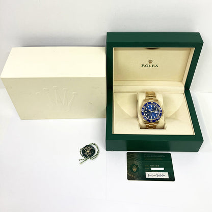 Mariner Date - Yellow Gold Blue Dial