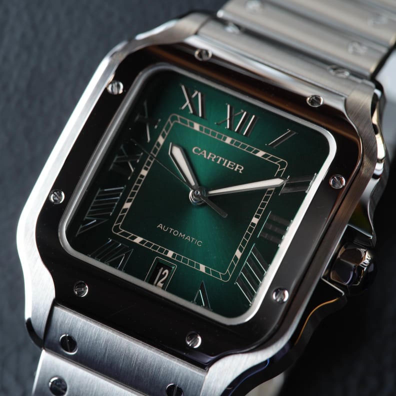 Steel - Green Dial