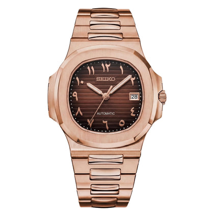 Mod | Nautilus Rose Gold Chocolate Arabic