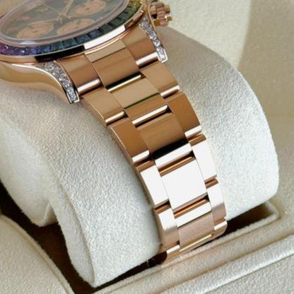 Daytona "Rainbow" Edición Especial Rose Gold - Black Dial