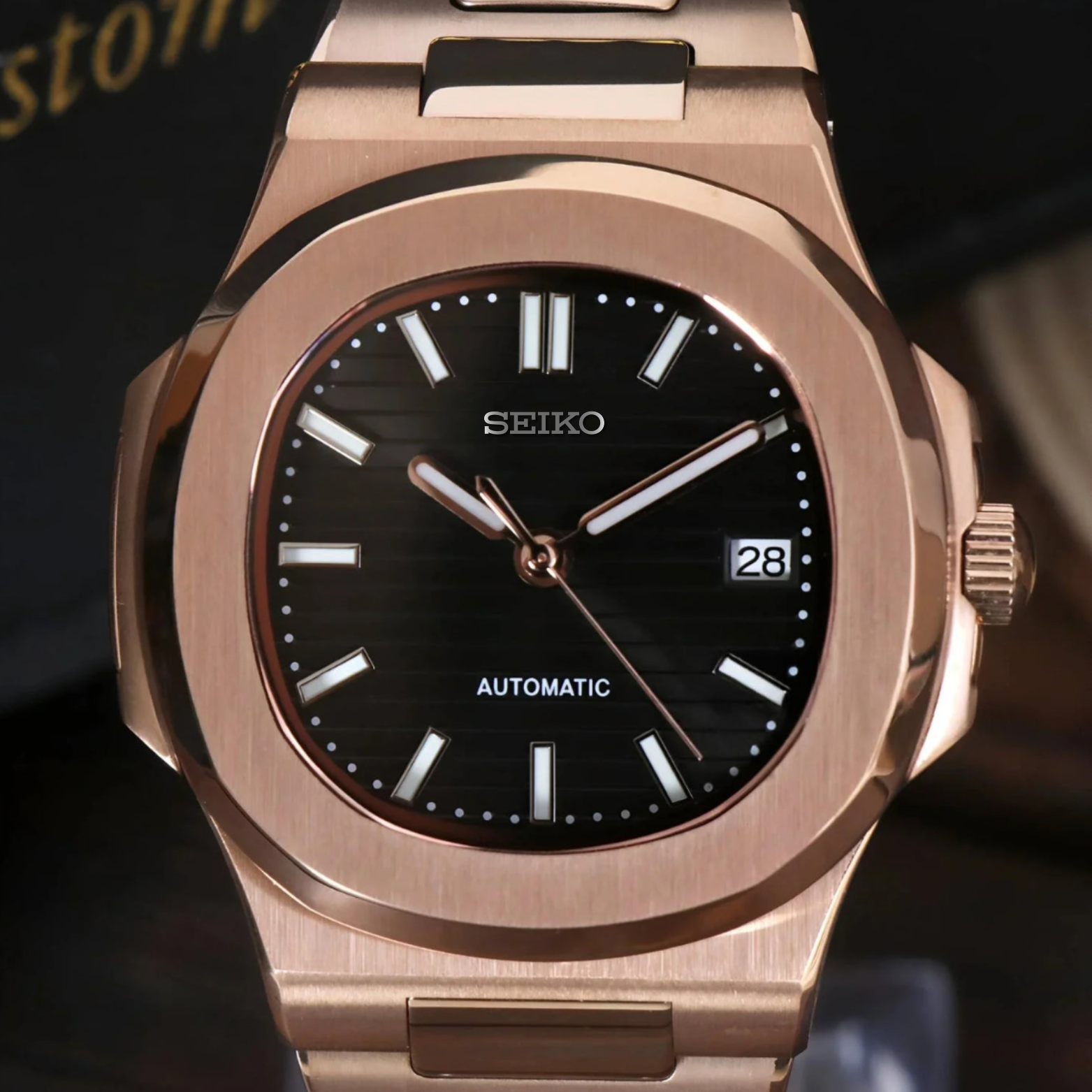 Mod | Nautilus Rose Gold Black