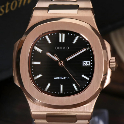 Mod | Nautilus Rose Gold Black
